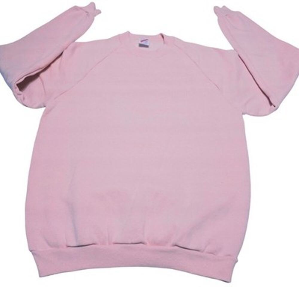 Vintage 90’s Jerzees Women’s Pink Sweatshirt Size Large 42-44 USA